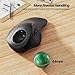 Nulea Wireless Ergonomic Trackball Mouse, Rechargeable, Bluetooth Rollerball Mouse, 44mm Index Finger Trackball, 5 Adjustable DPI, Compatible with PC, Laptop, iPad, Mac, Windows, Android