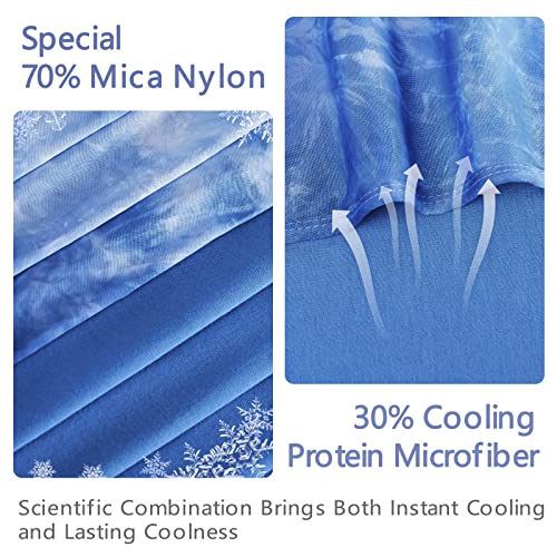 Topcee Cooling Blankets for Hot Sleepers,Arc-Chill Q-Max >0.5 Cool Fiber,100% Oeko-Tex Certified,Twin Size Lightweight Summer Cool Blanket for Travel/Outdoor Ultra Cold Breathable,60''x80''