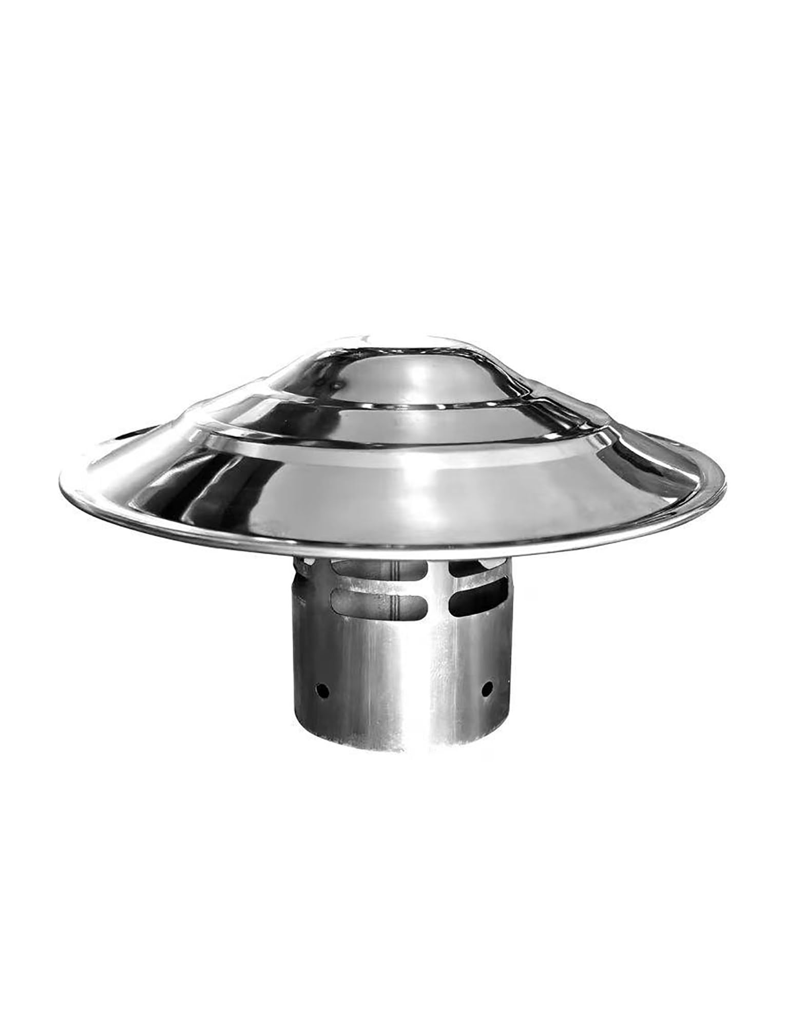 Chimney rain Cap, Stainless Steel Chimney Cap - Rain Proof for Vents, Outdoor Woodburner, Ducts, 60-100mm(70mm)
