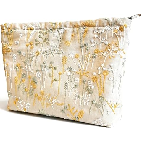 Peachome Vintage Jacquard Makeup Bag Cover