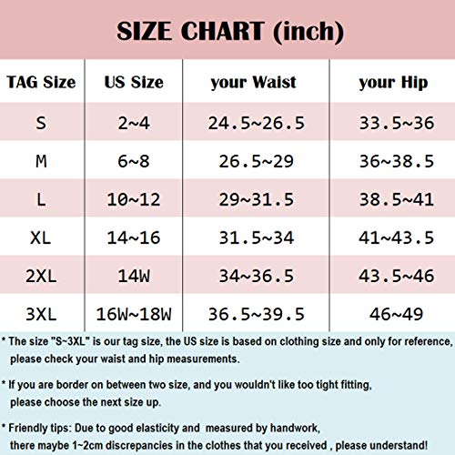 WOWENY Anti Chafing Slip Shorts for Under Dresses Underwear for Women Thigh Bands (Beige, XXL) - Thumbnail 7