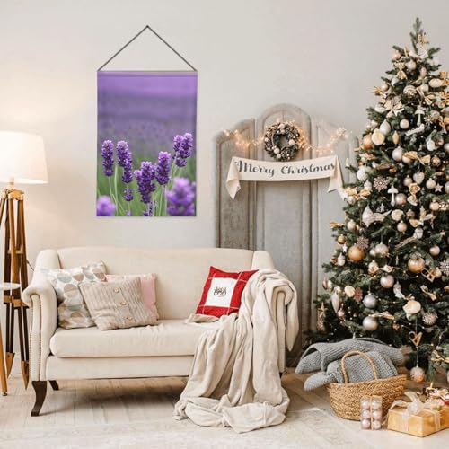 Drapeau extérieur violet lavande double face pour décoration jardin durable - 8