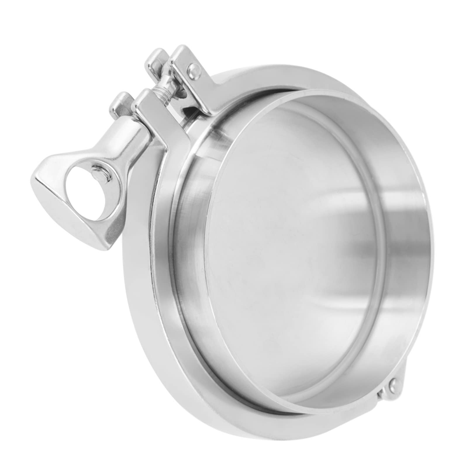 1 set raccordi per tubi sanitari in acciaio inossidabile 102mm 4 "guarnizione morsetto ghiera saldata tappo terminale