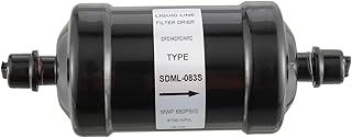 BOJACK Single Flow Refrigerant Filter Dryer Liquid Line SDML-083S 3/8" Sweat Filter Dryer for Refrigeration for HFC CFC HCFC Straight Cool Air Conditioners from 1 to 5 Tons