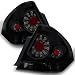 For Chevy Impala Sedan Black Smoked LED Rear Tail Lights Brake Lamps Replacement Left + Right Pair Set