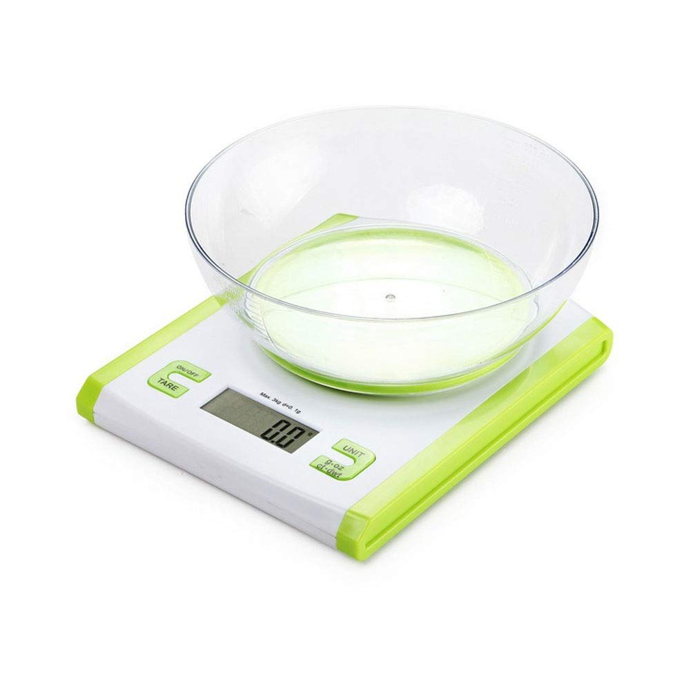 HPTHLY 0.1g/1g Precision Digital Kitchen Scale,Multifunction Household Baking Food Scale,Small Kitchen Electronic Scale Scales (One Color-3kg)