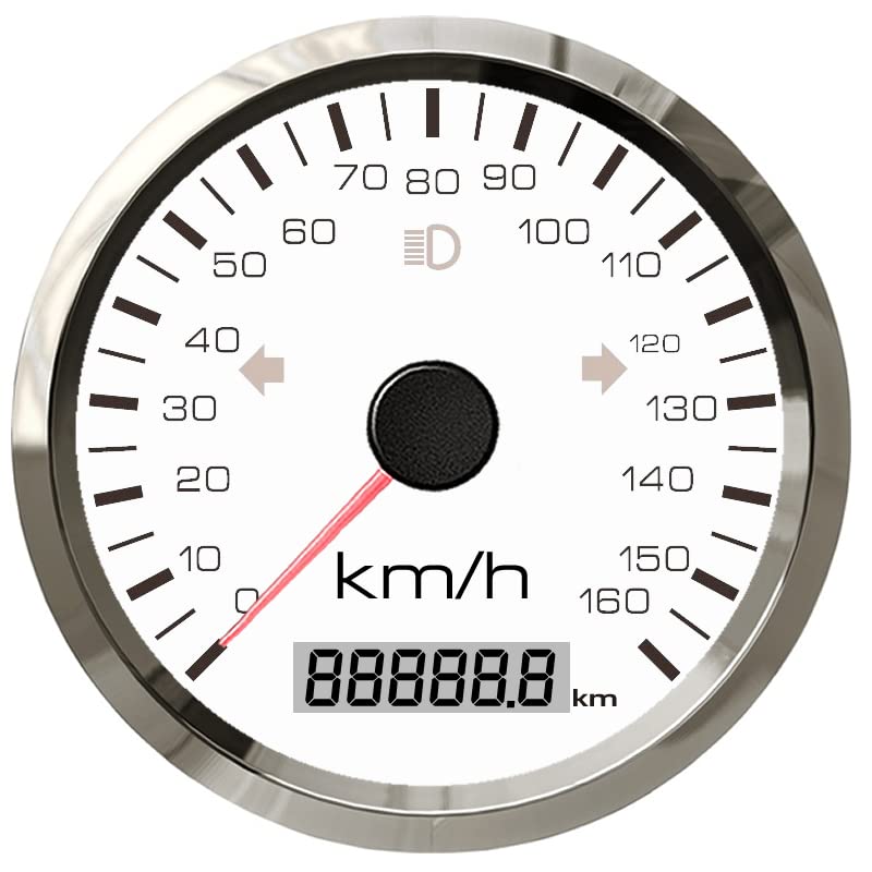 Velocímetro GPS, Menos Consumo De Energía Indicador De Velocidad De 85 Mm 0 30 Km H 9 32 V Para Yates Para Automoviles Para Barcos Anggrek Otros