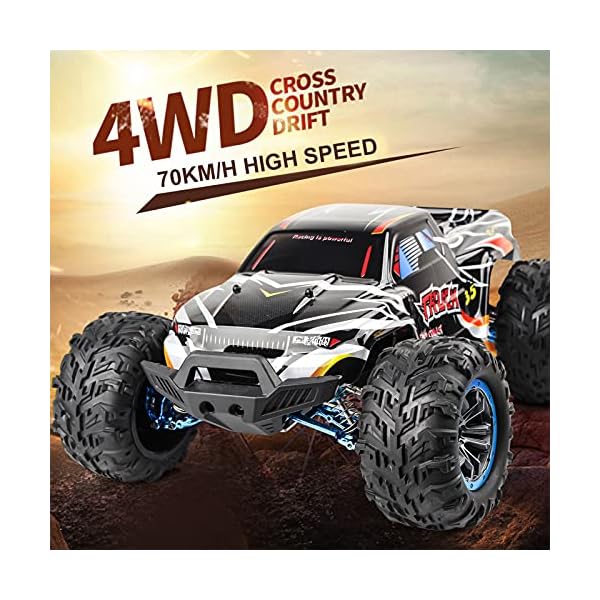 Goolsky F19A RC Auto 1/10 4WD 70km/h 2,4GHz Brushless High-Speed Offroad-Auto High-Speed-Rennauto Hochgeschwindigkeits-RC-Auto Geeignet fÃ¼r All Terrain Ferngesteuertes Rennauto Kinder Erwachsene – Bild 3