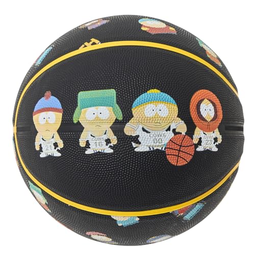 Balle en caoutchouc n°5 Spalding South Park Cowes pour entraînement de basket