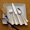 Mikasa Cameo Gold 65 Piece Flatware Set, Service for 12