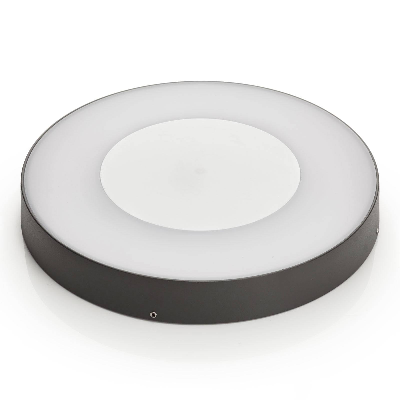 Lucande LED Deckenlampe außen mit Bewegungsmelder IP54 25W Außenleuchte