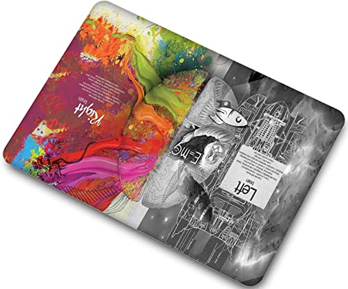 Carcasa rígida MacBook Pro 14 protector de teclado transparente diseño artístico 7