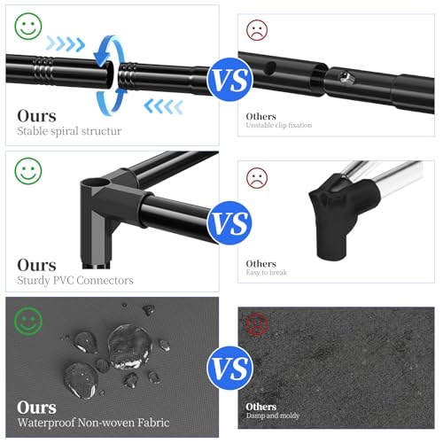 Simple Trending Shoe Rack Storage Holds 40 Pairs, Large Capacity Tall Shoe Organizer Shelf for Closet Entryway, Black image 6