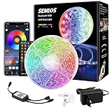 ►Einfache Installation: Starkes 3M Klebeband, 5M Selbstklebeband können auf jede trockene und flache Oberfläche geklebt werden und 5 Montagehalterungen können sicherstellen, dass es in jeder Position befestigt ist.