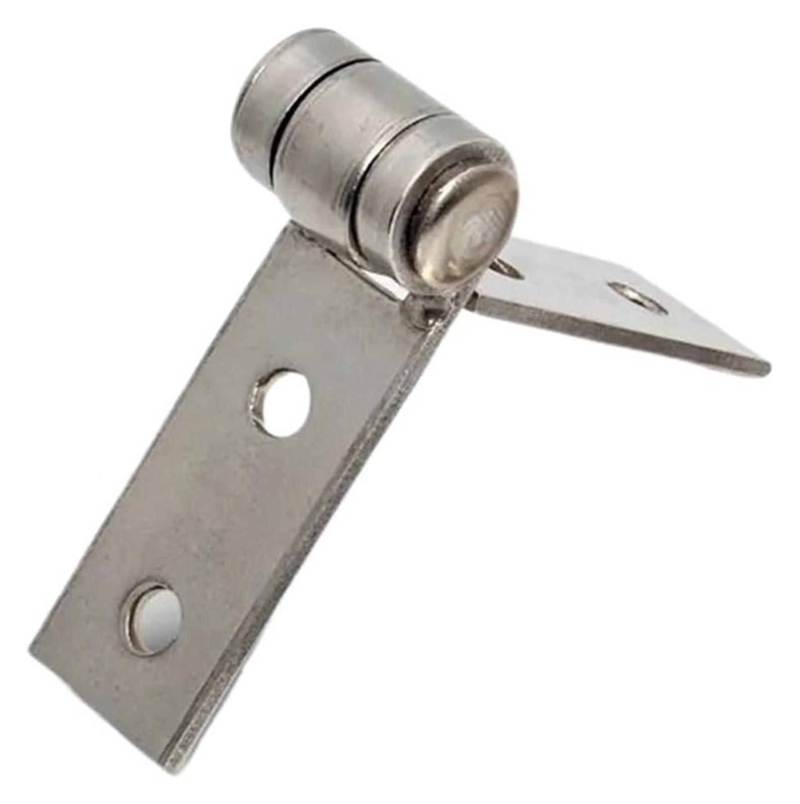 Stainless Steel Door and Window Hinges,2PC Thicken Stainless Steel Folded Hinge Frameless Glass Doors and Windows Silent Hinges Furniture Hardware Accessories(A1)