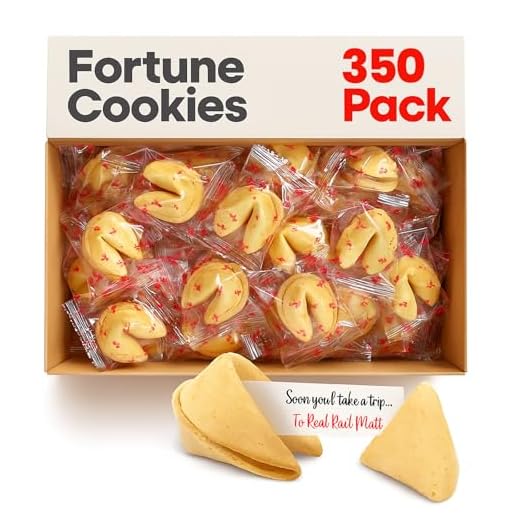 Bulk Fortune Cookies - 350 Individually Wrapped