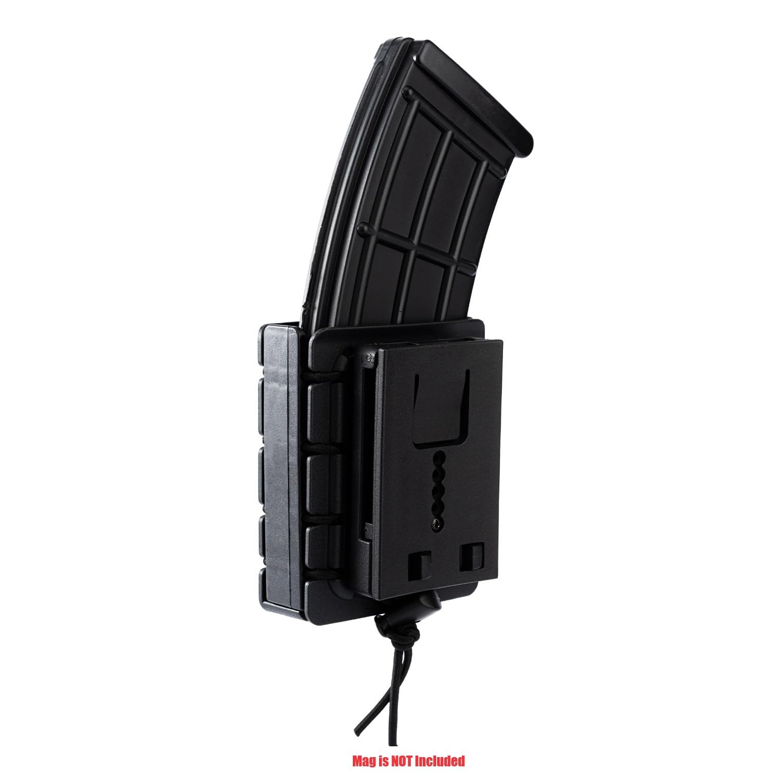 TACNEX AR Mag Holder 5.56mm Rifle Magazine Pouches 7.62mm Mag Holster w/Duty Belt Rotatable Clip Universal Polymer Case Adjustable Carrier for M4 AR15 M16 AK Magainzes BK