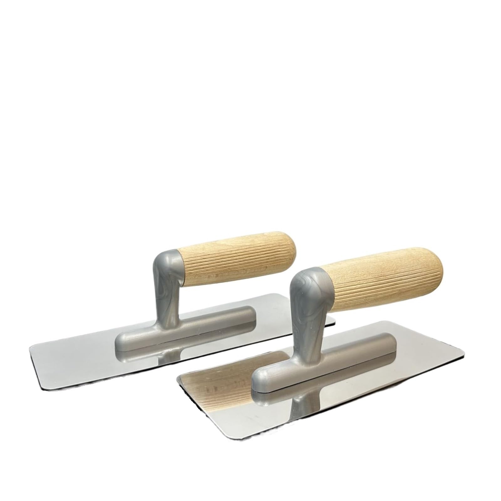 Edelstahl-Spachtelkelle, Kieselgur-Textur, Farbwerkzeug, Gips-Malgeräte(2pcs)