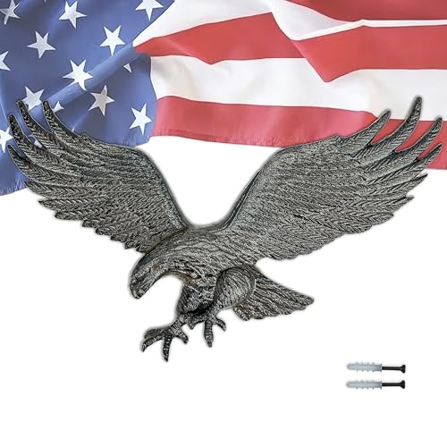 Linton Arts Metal Eagle Wall Decor