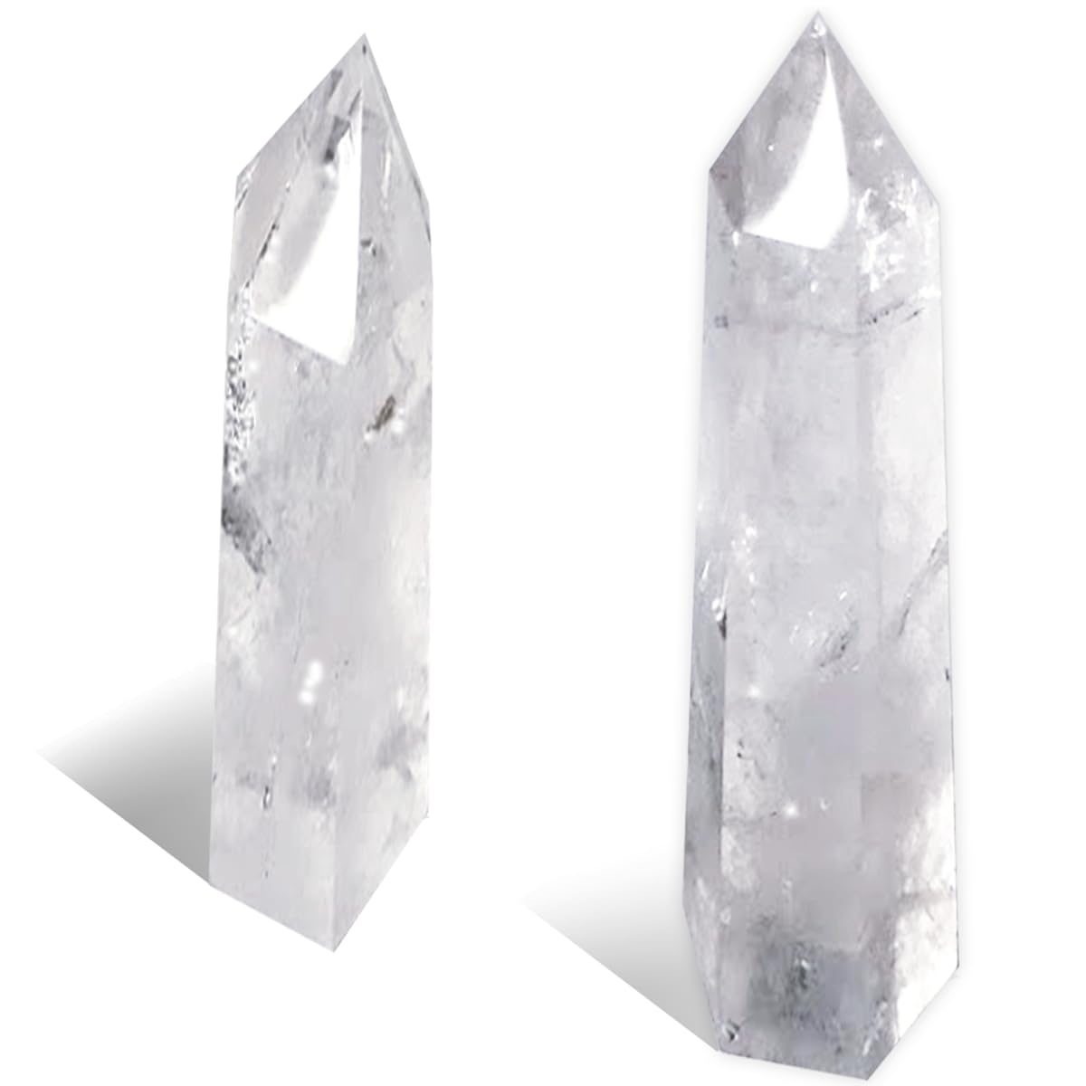 Amazon.co.jp: hibikurasu クリスタル 水晶 天然石 六角柱 さざれ石