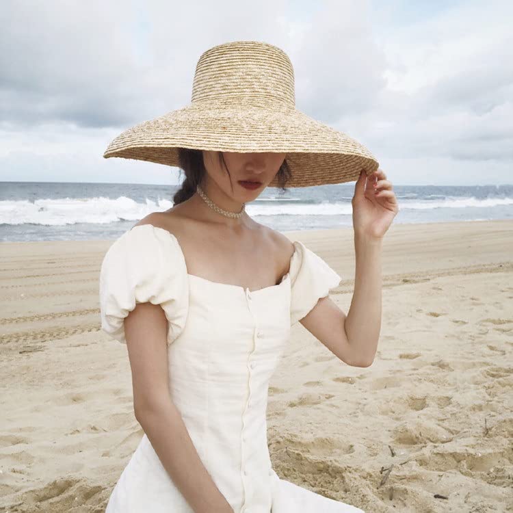 Sombrero para Mujer Sombreros de Playa de Verano Gorra para el Sol de Vacaciones