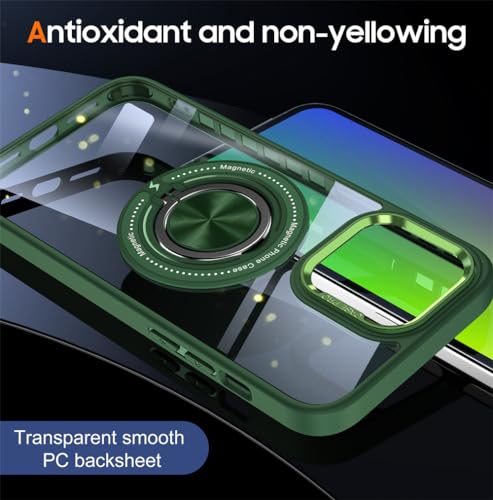 Coque iPhone 14 Pro Max violette avec support bague pour charge sans fil - 6