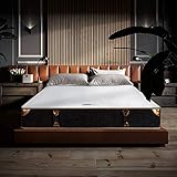 Benutzerfreundlich: Die einzeln umhüllten Federn reagieren unabhängig voneinander, dann können die Matratze die Geräusche und die Erschütterung effektiv absorbieren. Bei dem Schlafen ist die Matratze leise und bringt Ihnen erholsame Nächte. Der Bezug besteht aus Mikrofasern, ist Anti-Bakterie und Hypoallergen, geeignet sehr gut für Allergiker.