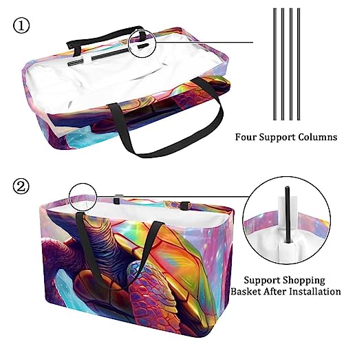Sac d'épicerie réutilisables : rangez tout facilement dans ce cabas lavable