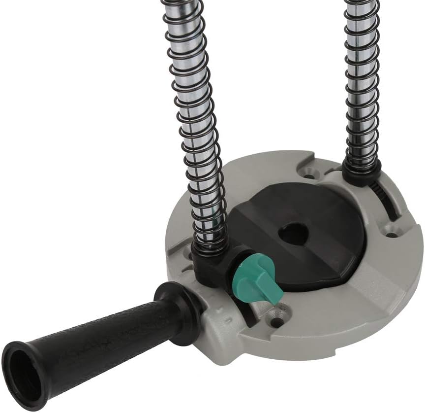 Adjustable Angle Electric Drill Holder Guide Stand, Strong Alloy Base, 45 Degree Rotatable, Portable and Lightweight, Horizontal or Vertical Use, Precise Drilling Accessory with