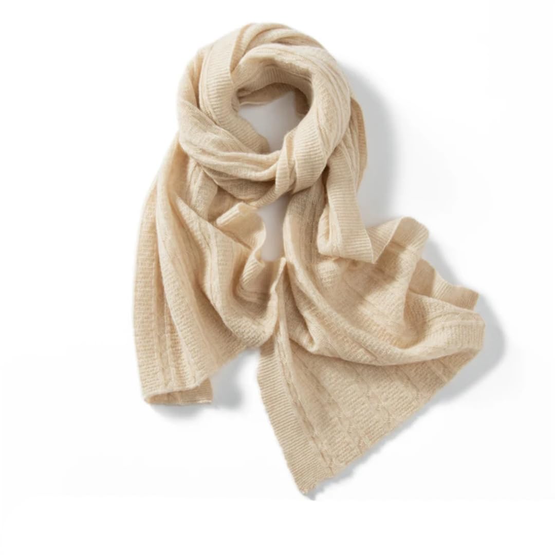 Bufanda de invierno de color sólido suave y cálido Pashmina de las mujeres chal de punto bufanda accesorios