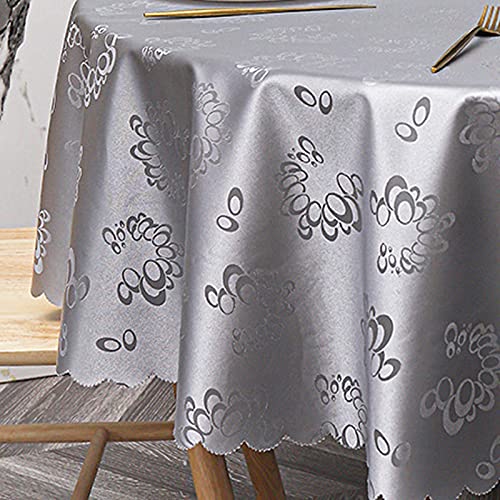 Nappe de table à manger intérieure et extérieure beige 200cm pour repas de fête