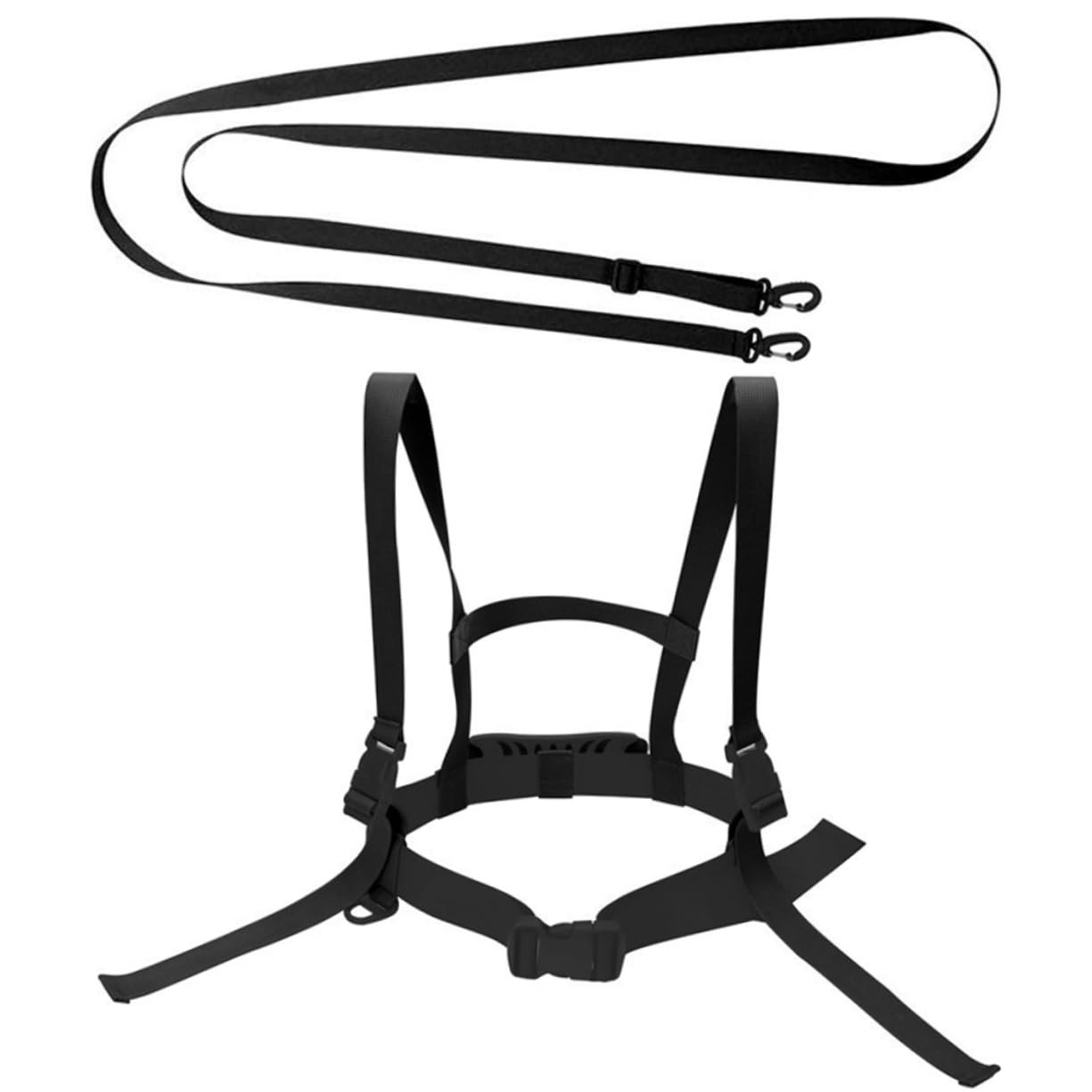 Mikikit Ski Harness for Kids Adjustable Shoulder Strap Kids Ski Training Harness Outdoor Safety Strap