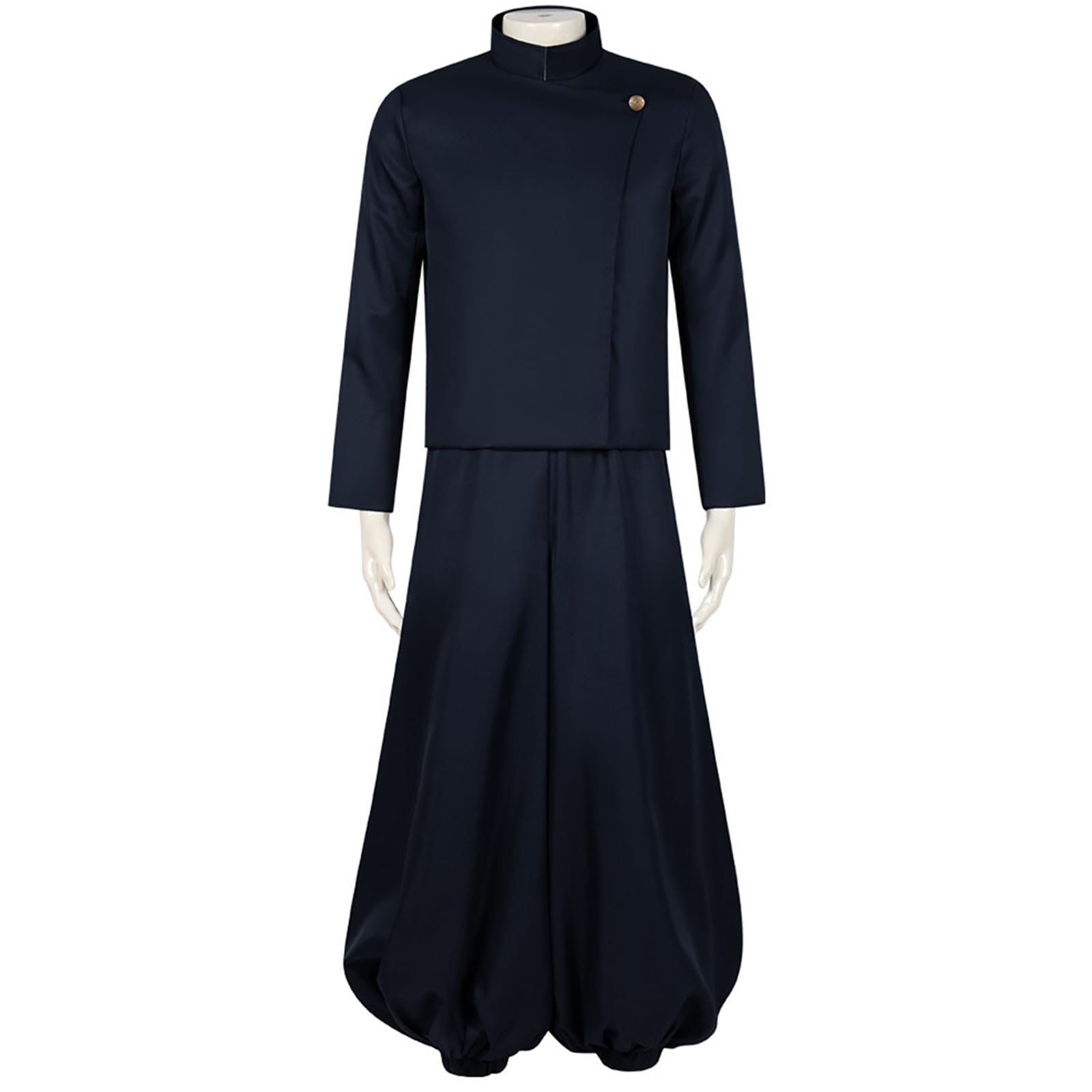 Jujutsu Kaisen Cosplay Adult Satoru Gojou Costume Cosplay Anime Uniform with Glasses