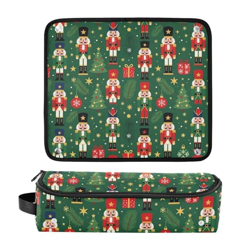 Bolso de viaje para herramientas de cabello para mujeres con tapete removible resistente al calor, estuche de viaje de doble capa para rizador, plancha, secador de cabello y accesorios miniatura 3