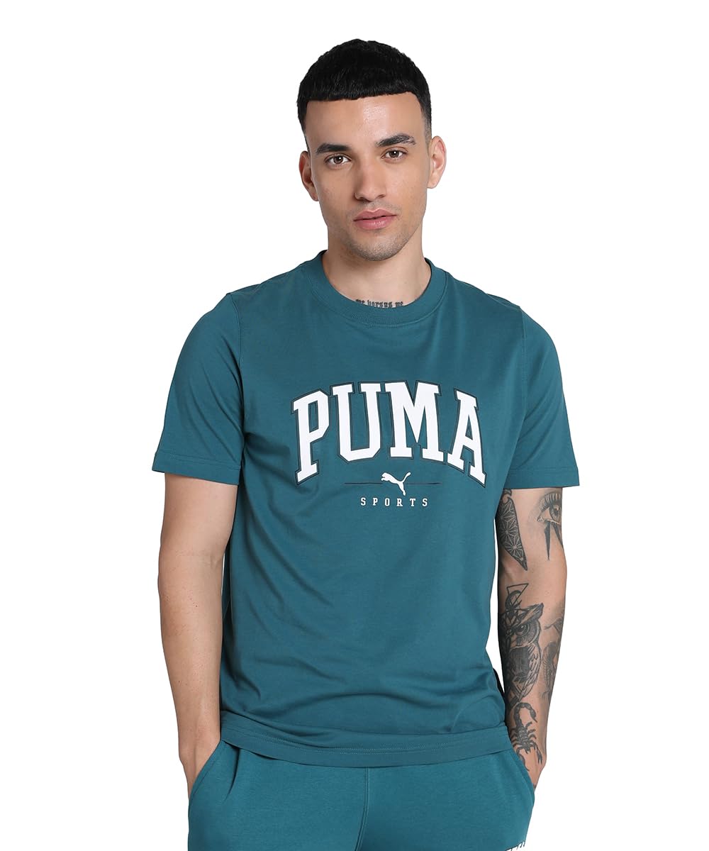 PUMA Unisex Squad Big Graphic Tee T-Shirts