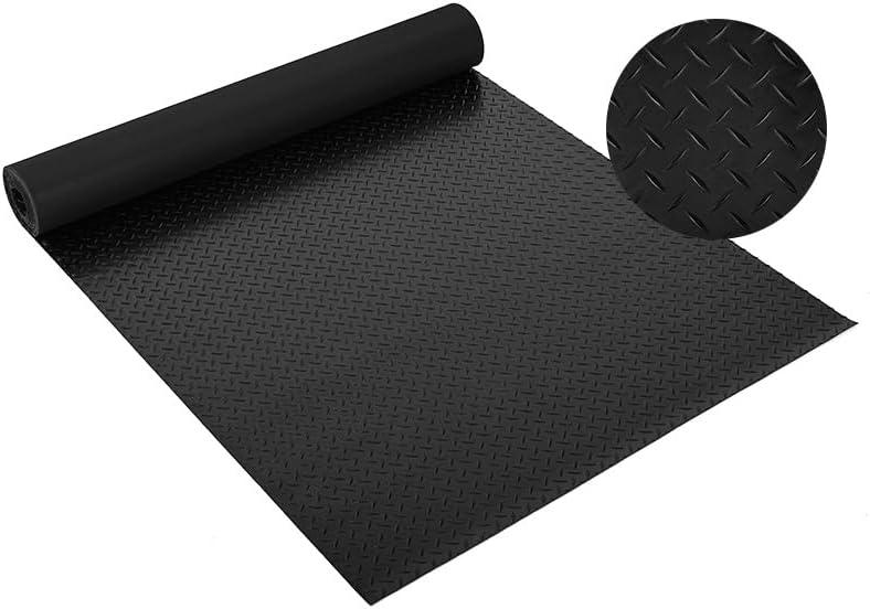 Rubber Flooring Mats Garage Floor Mats 1 X 5M Non Slip Floor Protector Roll Heavy Duty Matting 3mm Thick Rubber Runner Mat Outdoor Flooring Roll