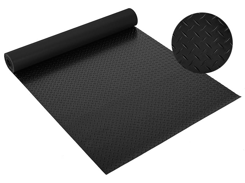 Rubber Flooring Mats Garage Floor Mats 1 X 5M Non Slip Floor Protector Roll Heavy Duty Matting 3mm Thick Rubber Runner Mat Outdoor Flooring Roll