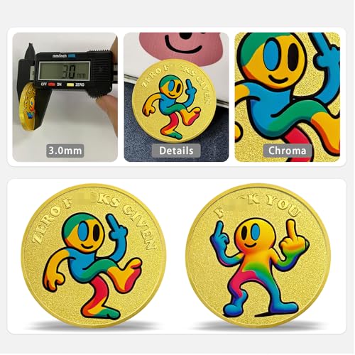 Moneda Divertida Cartoon Asshole Oficial miniatura 5
