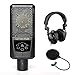 Lewitt LCT 441 Flex Condenser Microphone with Polsen HPC-A30 Studio Headphones & Pop Filter Bundle