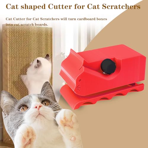 Cortador de papelão para arranhadores de gatos com 10 lâminas, cortador de cartão impresso em 3D, pa