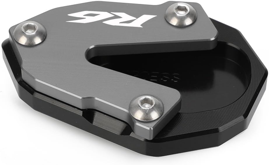 motorcycle Foot Plate Pad Motorcycle For Y&AMAHA YZFR6 YZF R6 2013 2014-2017 2018 2019 2020 2021 2022 Kickstand Foot Side Stand Extension Pad Support Plate