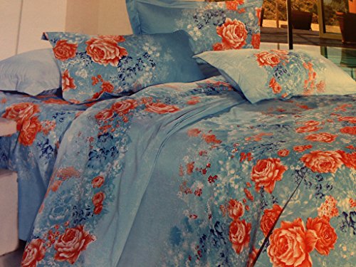 Image of RIGA Triangle Gift Box Packing BEDSHEET with Pillow Covers,Diwali Gift BEDSHEET,Floral BEDSHEETS