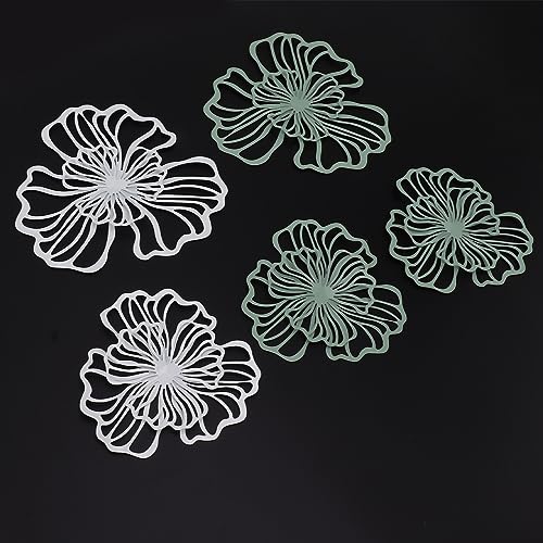 Décoration murale métal fleur 3D pour habiller un mur vide avec élégance - 4