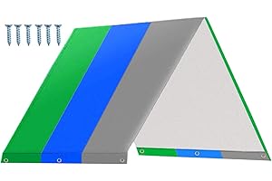 Alpurple Swing Set Replacement Tarp 52"X89" Kids Playground Roof Canopy