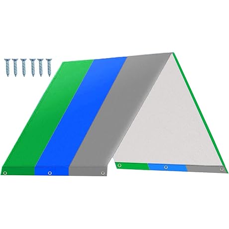 Alpurple Swing Set Replacement Tarp 52"X89" Kids Playground Roof Canopy