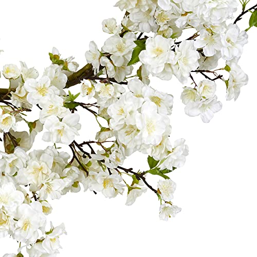 Nearly Natural 24in. Artificial Cherry Blossom Wreath by Nearly Natural - Image 3