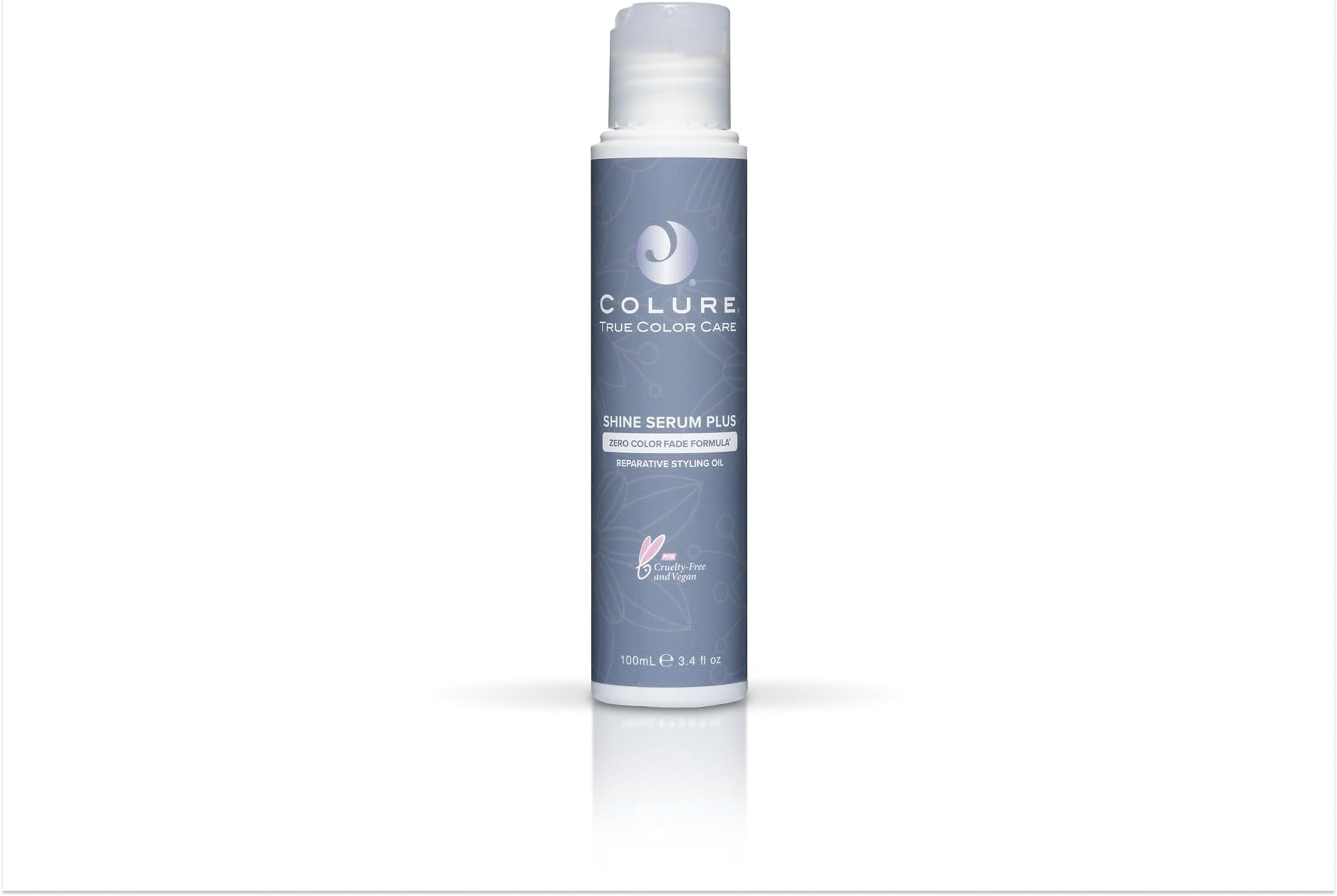 COLURE Shine Serum Plus 3.4 oz - Anti Frizz Hair Oil and Heat Protectant for High Shine and Humidity Resistance