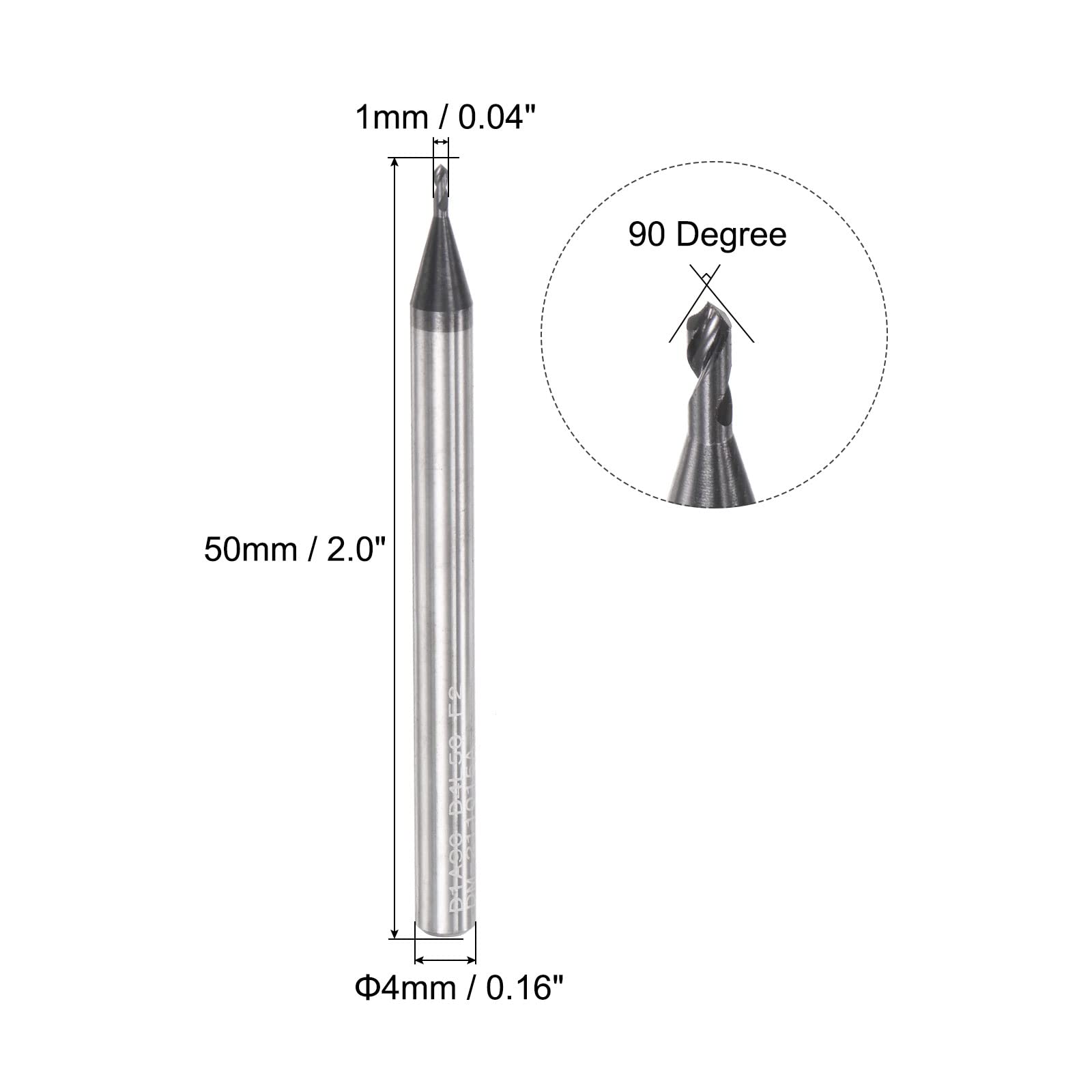 Foret diamètre 6 mm auto-centreur en carbure revêtue alum, queue cylindrique din6537w goujure parabolique FANOCARB 20119060