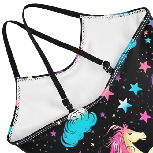 Unicorn Star Girls One Piece Swimsuit Beach Swimwear 208494454