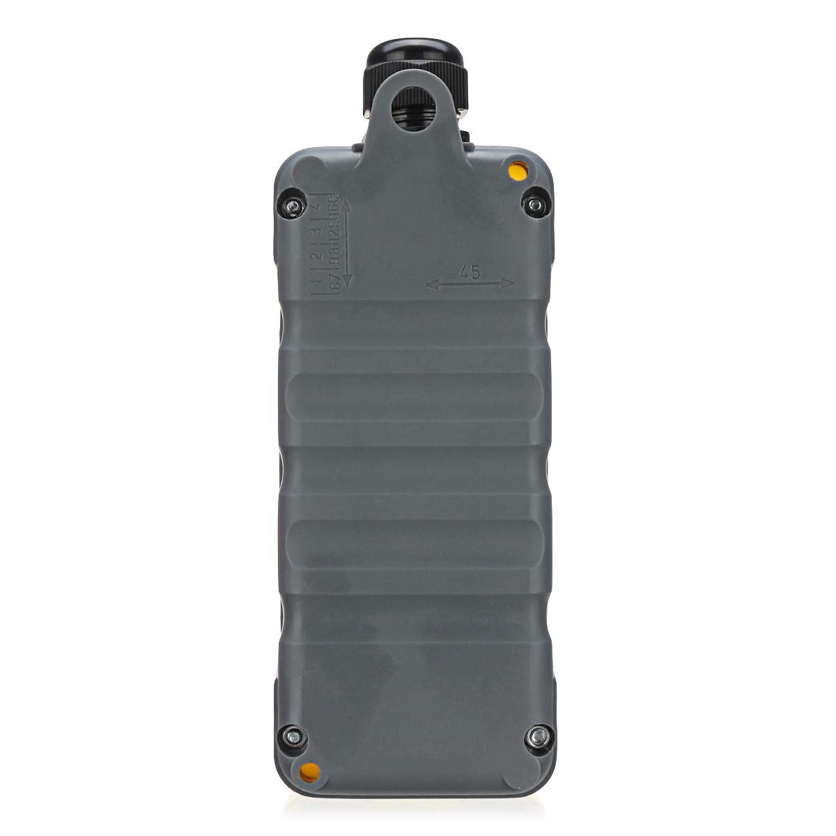 Impermeable 2 Botones Control Remoto Parada de Emergencia Interruptores de Pulsador para Alzamiento Grua Estación de Control Colgante